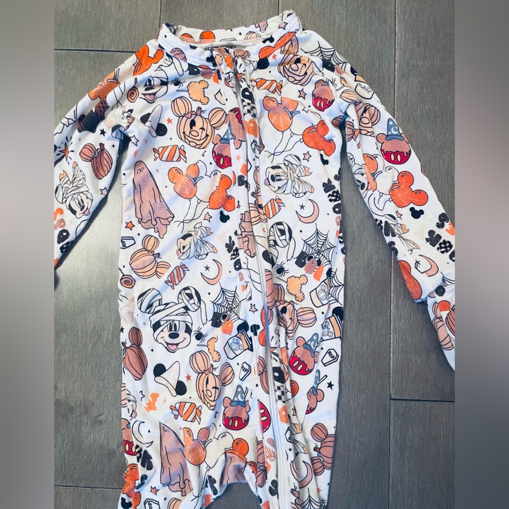 Mickey Halloween Bamboo Onesie